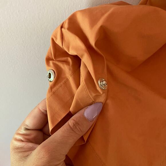 Nike Orange Wide Leg Sweatpants High Rise Streetwear Women's size Small - Picture 9 of 13